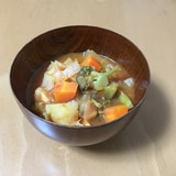 いろいろ野菜の塩麹トマトスープ♪